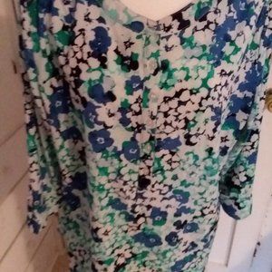 Croft & Barrow 3/4 length sleeves Blouse